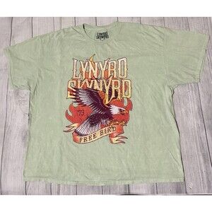 Lynyrd Skynyrd Free Bird Rock Band T-Shirt Country Music Size 3XL XXXL